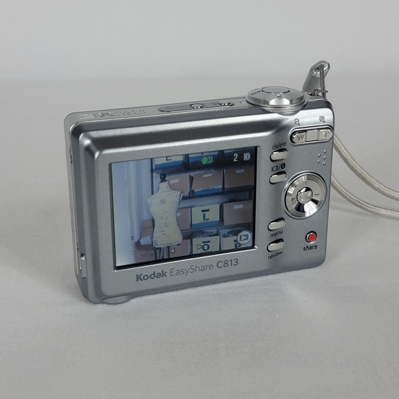 Kodak EasyShare C813 8.2 Megapixels Digital Camera Silver 1GB SD TESTED WORKS - Picture 7 of 13